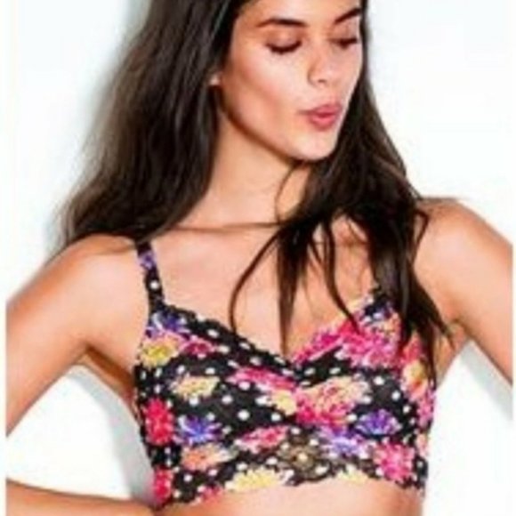 PINK Flawless Festival Lace Bralette EUC sz M - Picture 13 of 13